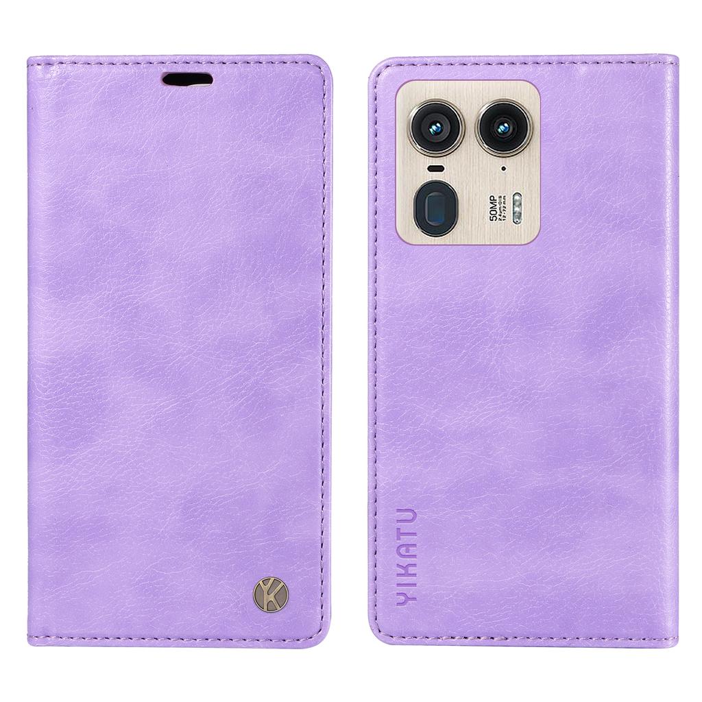 Für Motorola Edge 50 Ultra 5G/Moto X50 Ultra 5G Brieftaschenhülle Lederhülle mit Litschi-Textur