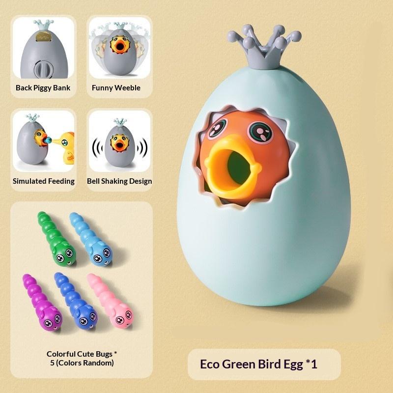 [J] Children's Woodpecker Toy, Educational Early Childhood Fishing And Insect Catching Game, Magnetic Montessori Magnetic Toy