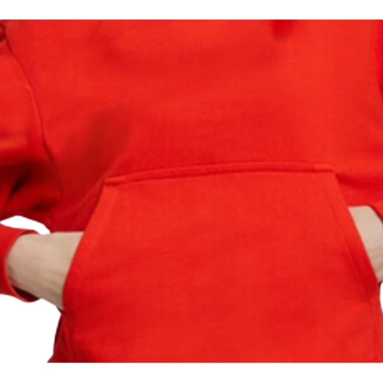 Calvin Klein Bestickter Logo-Hoodie Damen Oberteile Kupfer-Orange 40WH106-6A9
