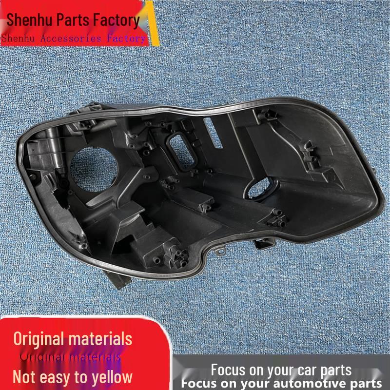 Compatible Front Headlight Rear Housing for 10-13 Mercedes CLS - Black Plastic Base