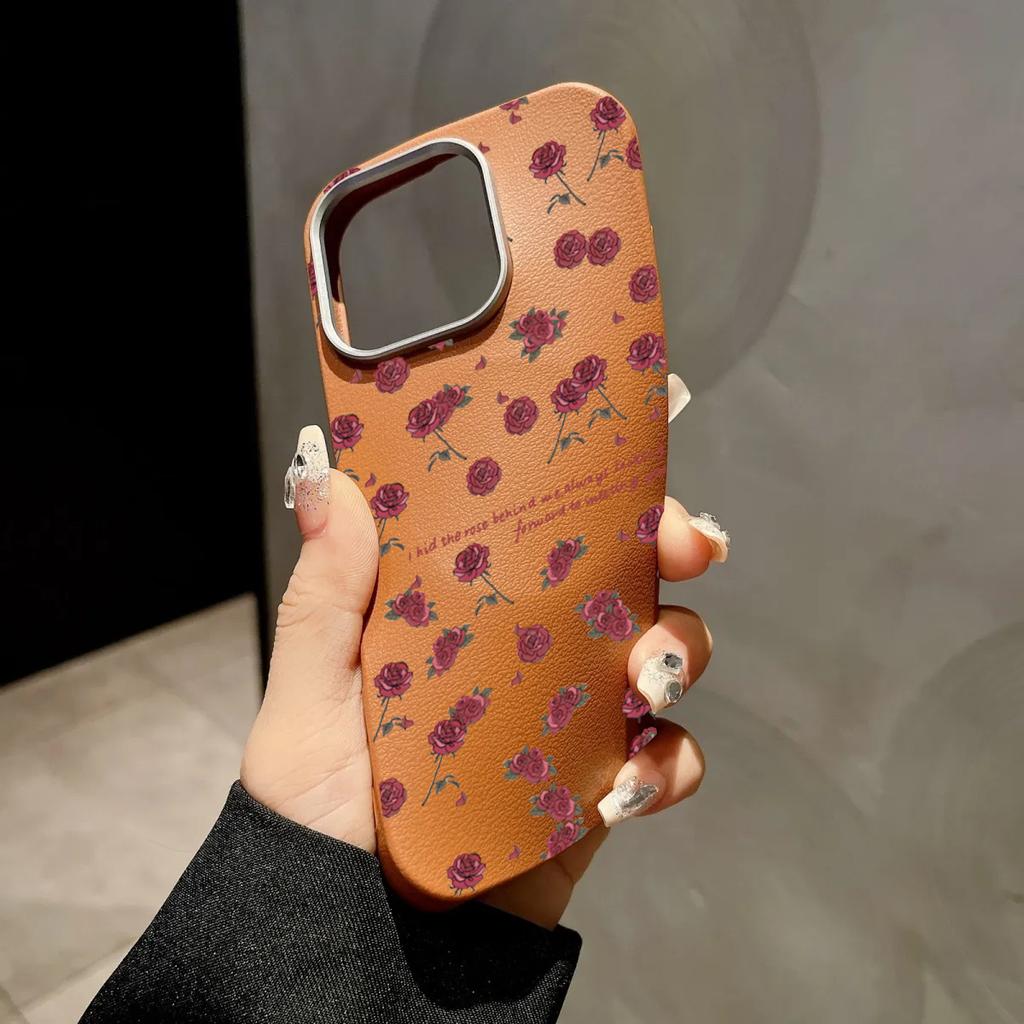 Redmi Note 14 Cases Retro Fashion Rose Faux Leather Phone Case for Xiaomi Redmi Note 12 13 Pro Plus 10S 11S 12S 11 13C 14C Cover