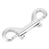 Silver Durable Stainless Steel Double Ended Clip Hook Bolt Snap Scuba Diving Buckle