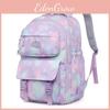 Modern Urban Style Student Backpack With Textured Leather Effect And Dual Shoulder Straps For Teens