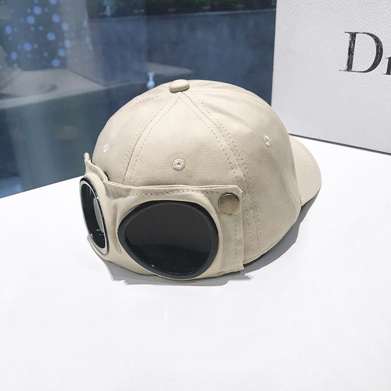 Pilot Hat Mann Reverse Brille Cap Kvinne Street Personlighet Allsidig Solbriller Baseball Cap