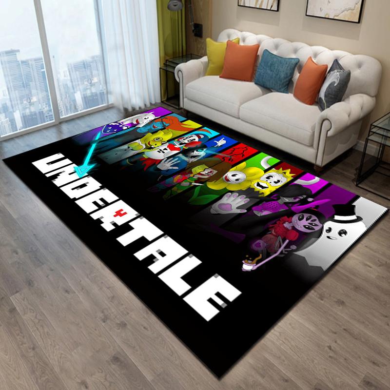 U-Undertale Pattern Rug for Living Room Area Carpet Bathroom Mat Creative Doormat Bedroom Mat Home Decor Outdoor Rug