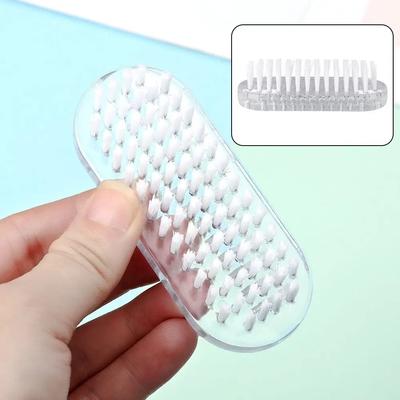 Durable Double Sided Nail Brush Nail Cleaning Scrubbing Brushes Hand Nail Scrubbing Brushes Nails Art Manicure Tools Nail Tools