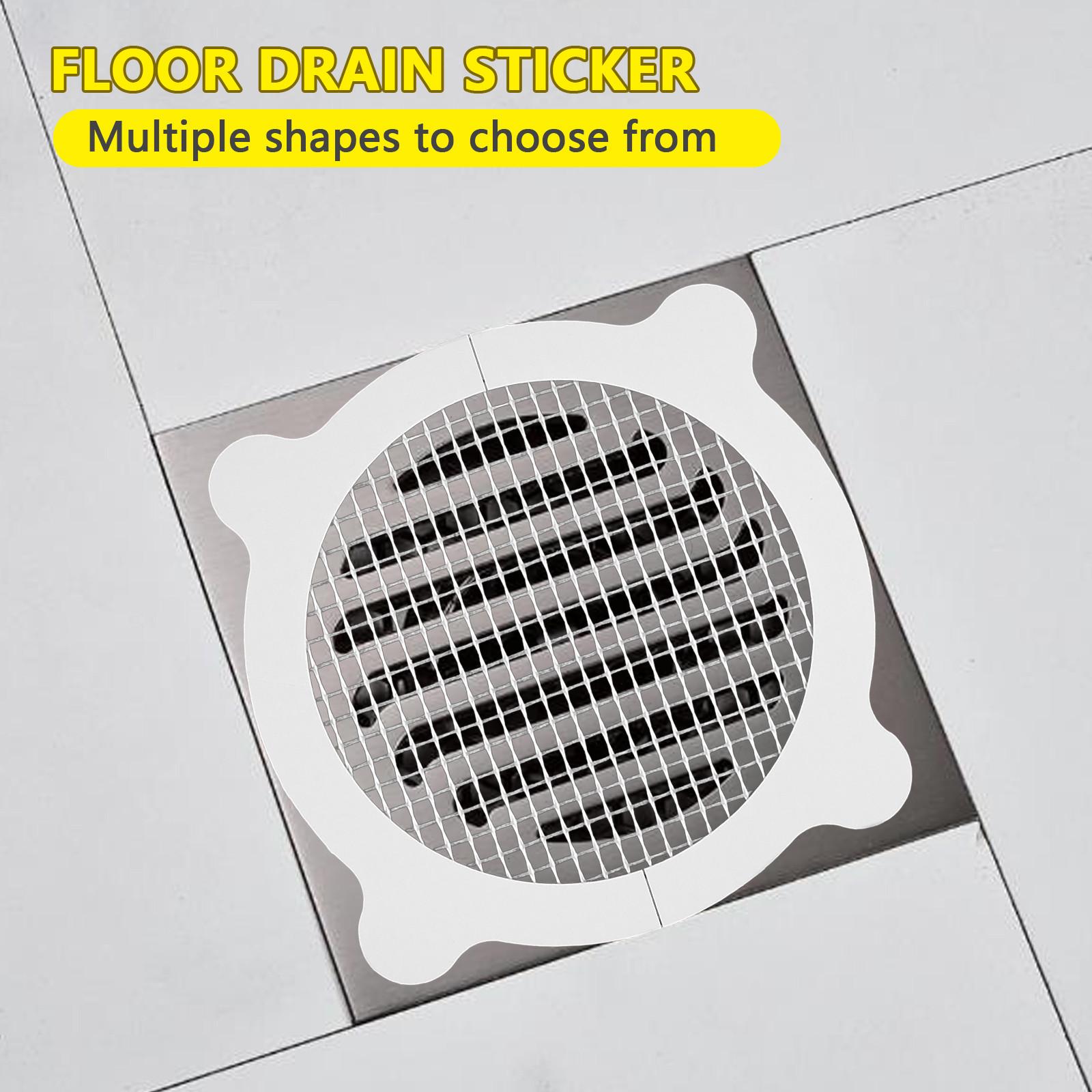 

Одноразовая наклейка для пола для ванной комнаты и кухни, самоклеящийся волокнистый фильтр, защищающий от засорения и насекомых S