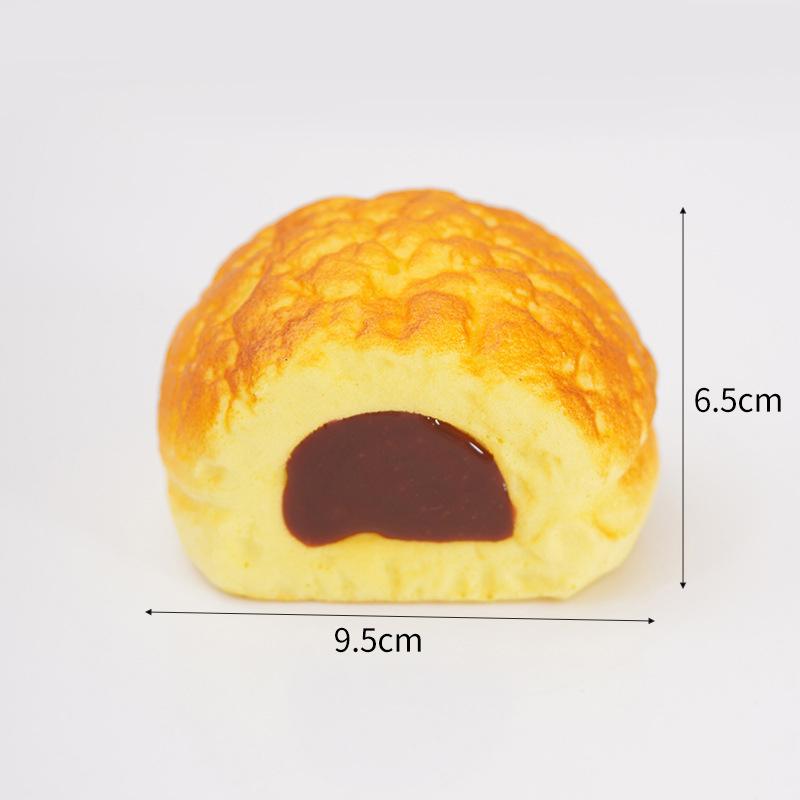 Super Soft Sticky Cream Puff Bread Pu Slow Rebound Toy Stress Relief Toy Creative Food Play Pinch Squeeze Fidget Toy Gifts