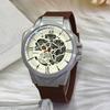 New Fashion Luxury Man Top Hollow Silicone Watch Men Business Quartz Watches For Gift Students Sports Wrist Watches Reloj Hombre