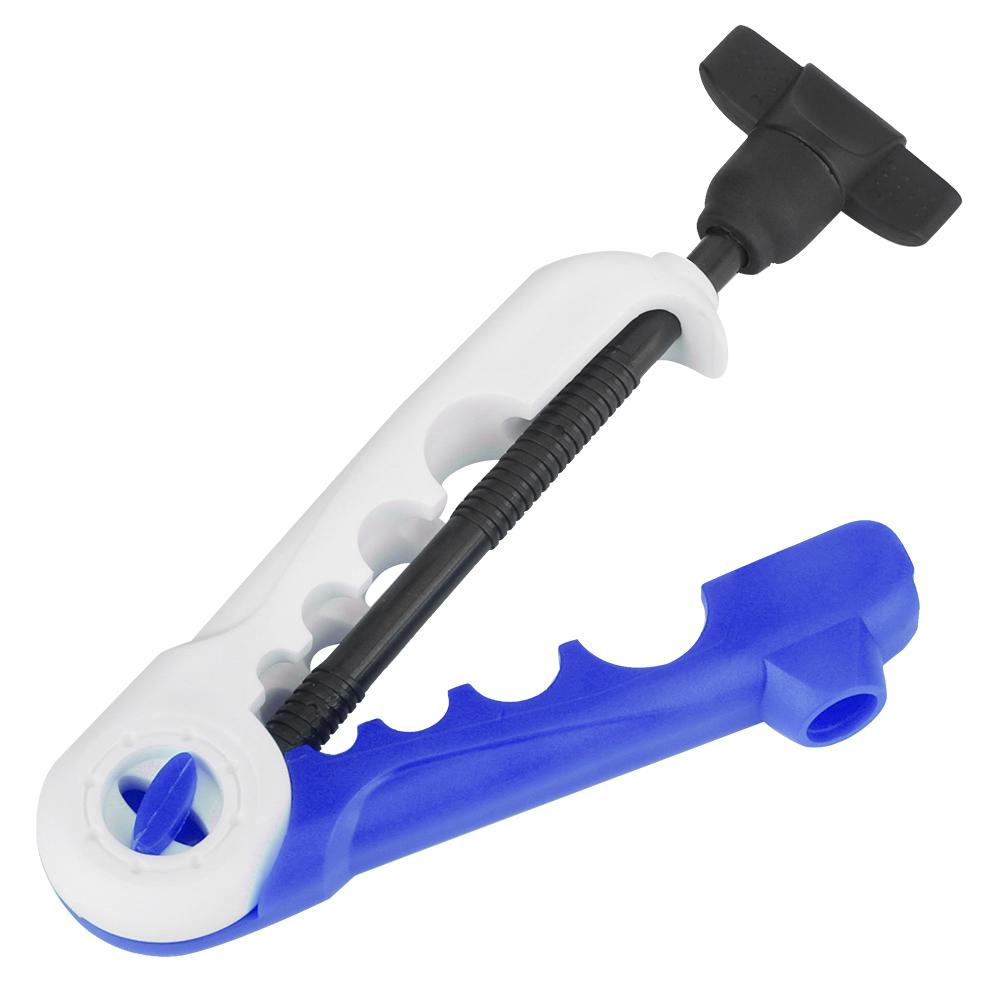 Fishing Reel Fish Wire Spooler Winder Multifunction Fast Sea Rod Wrapper Accessorywhite Blue