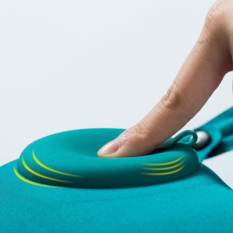 Poduszka podróżna dmuchana w kształcie litery U Przenośna poduszka powietrzna Poduszka podpierająca szyję Wygodna poduszka do spania Poduszka do nadmuchiwania przez naciśnięcie