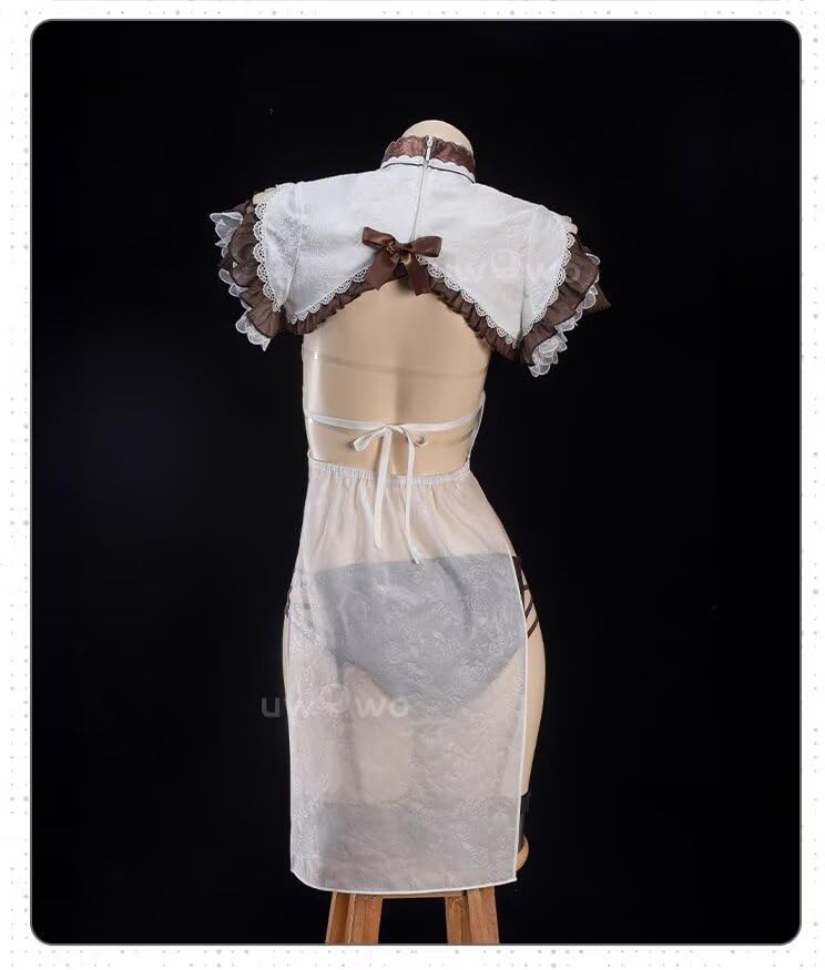 Pupubanbanya Lavender Formidable Cosplay Costume, Christmas, Halloween Costume, Cheongsam, Sexy Cloak