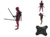 Fantástico Fato de Spandex de Corpo Inteiro Deadpool em Lycra com Tecido Respirável
