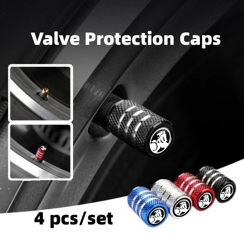 4pcs/set Aluminum Alloy Car Wheel Tire Valve Caps Covers For Holden Colorado 7 2012-2023 Astra Commodore Cruze VT VX VU