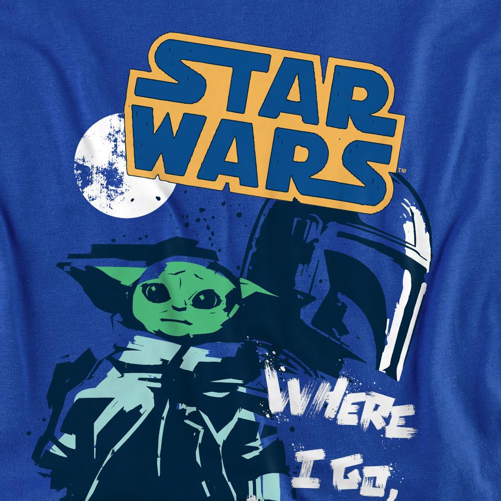 Star Wars Unisex Adult Swipe Grogu T-Shirt