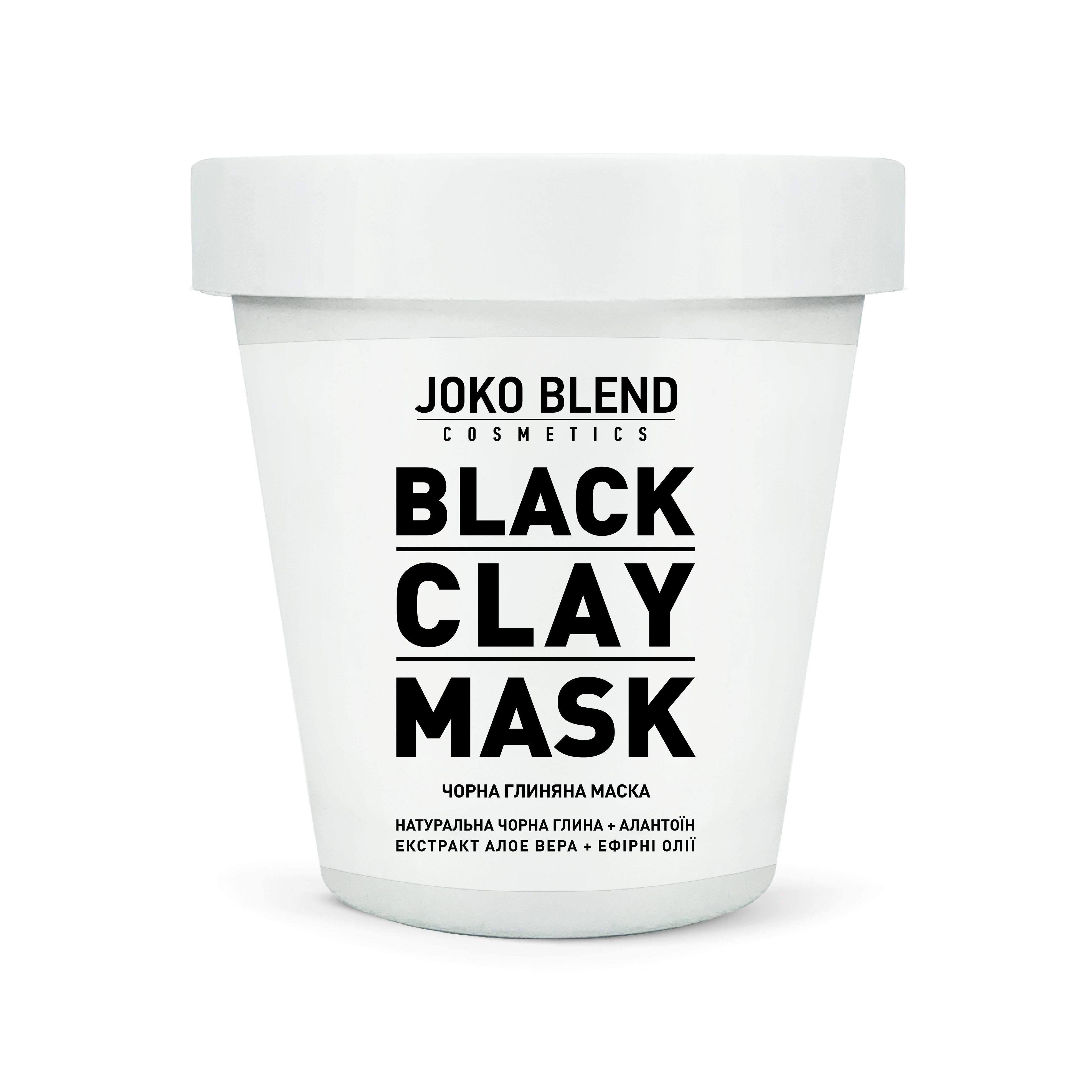 

Чорна глиняна маска для обличчя Black Сlay Mask Joko Blend 80 г