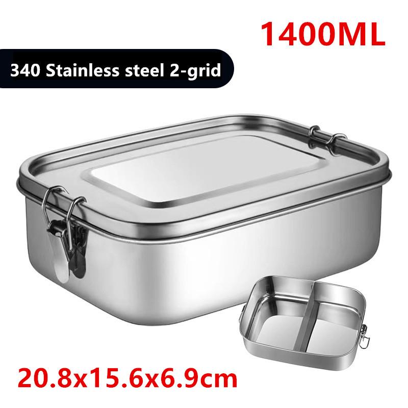 Separate Bento Lunch Box 304 Stainless Steel Lunch Box Baby Child Student Outdoor Camping Picnic Bento Box Tableware Sealed Box