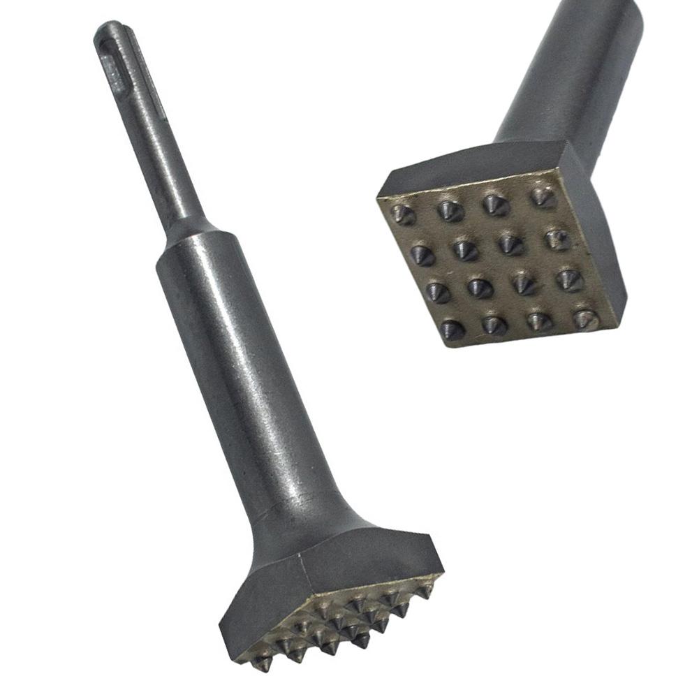 1pc 16-Tooth Rotary Hammer Chisel Bit For Wall Concrete Stone Tile Removal Demolition Dual-purpose Rotary Hammer Accessory