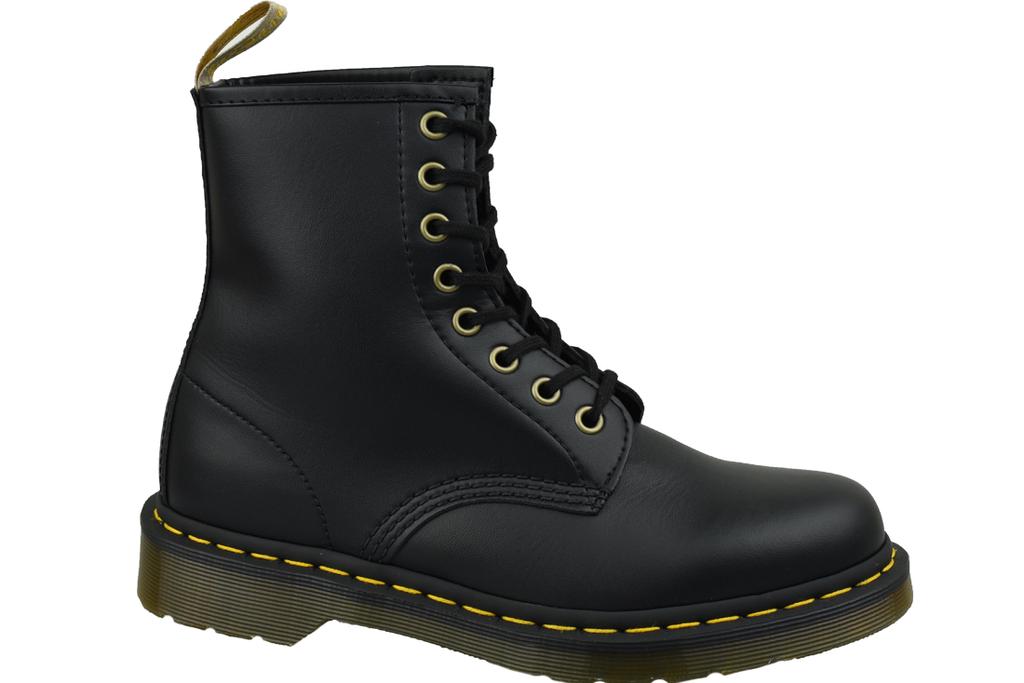 Dr. Martens Vegan 1460, Unisex Black Bovver Boots