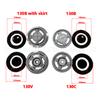 High Temperature Resistant AL Base 48/68/93/125/131mm Quality Heat Resist Aluminum Parts Seat Burner for 55/75/100/130/135mm Cap