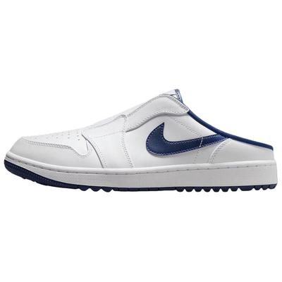 Air Jordan 1 Low Top Golf Shoes Men's White Blue FJ1214-103
