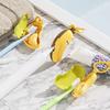 1/2Pcs Banana Toothbrush Cover with Toothpaste Dispenser Dust-Proof Compact Design Portable