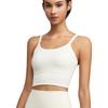 European-American Double Strap Yoga Camisole Bra with Fixed Cups