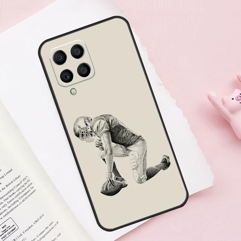 American Football Case For Samsung Galaxy M52 M32 M12 M13 M53 M51 M31 M11 M14 M34 M54 M16 M36 M56 M15 M35 M55