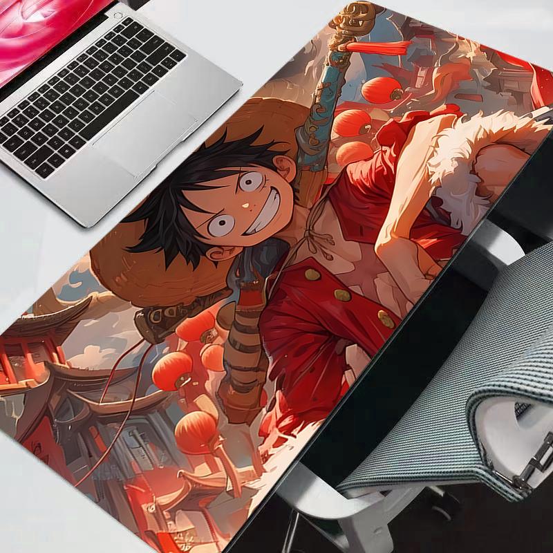

Anime Computer Mouse Pad One Piece Gamer Pads Large Gaming Mousepad XXL Desk Mause Keyboard Carpet Durable 30x60x0.2cm