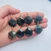 Natural Crystals High Quality Pendant Polyhedron Colorful Labradorite Pendant Gemstone Necklace