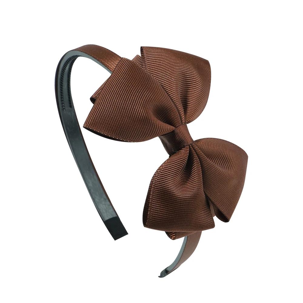 20 Colors Cute Bowknot Baby Girl Hair Band Ribbon Handmade Hair Bows Tiaras Hairbands Headbands Headwear Hair Accessories