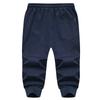 Herren Strick Sporthose Baumwolle Freizeit Sportlich Sieben-Zentimeter-Hose 3/4 Cropped Hose Laufhose Herren Fitness Schweißhose