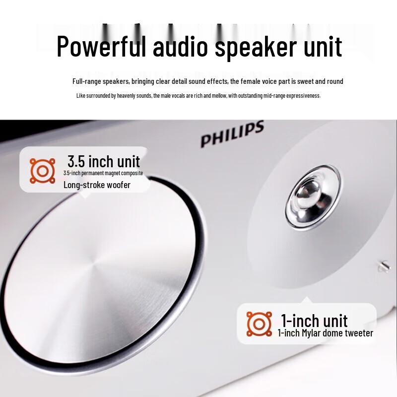Philips HIFI Mini Stereo System with CD, Bluetooth, FM