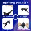 Penis Sleeve Cock Ring For Men Delay Ejaculation Stronger Erection Vibrator G-Spot Stimulation Adult Goods Sex Toy for Couples