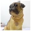 French Bulldog Puppy & Teddy Pendant Necklace with Dog Leash Ornament - Golden Pet Jewelry 