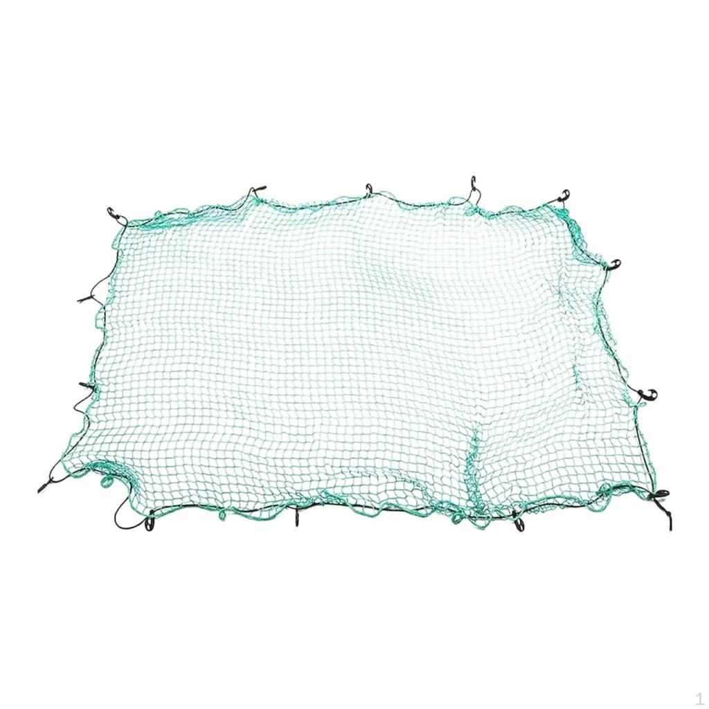 Cargo Net for Pickup Truck Bed Netting Nylon Portable Roof Rack with Hooks Trailer Hiking