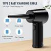 51000RPM Strong Power Compressed Air Duster Cordless Electric Dust Collector Mini Portable Computer Keyboard Air Blower