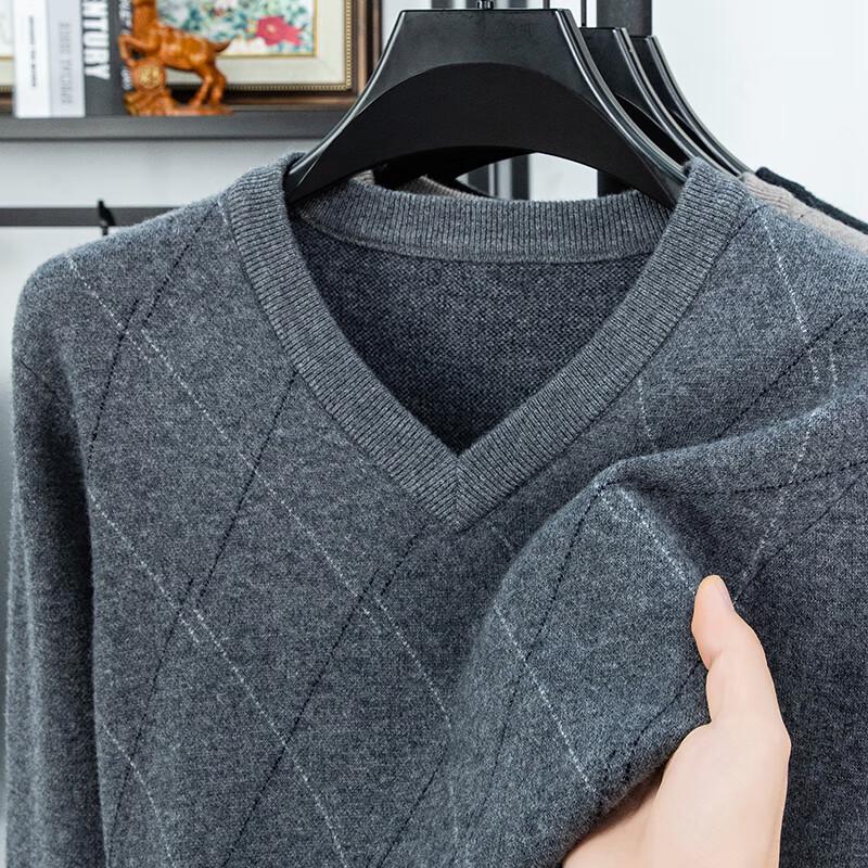 Firstview Men's Thick Semi-Worsted Wool Sweater FV25D1958