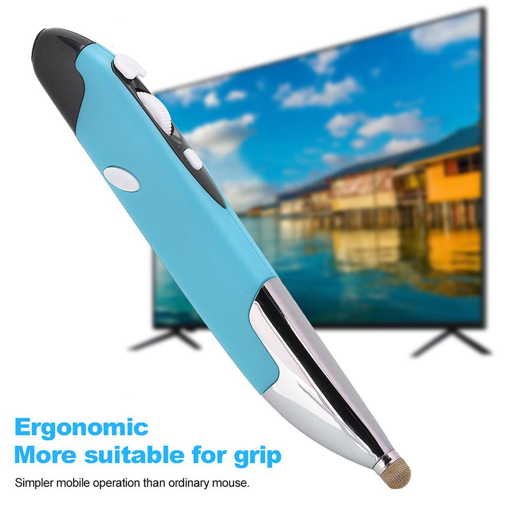 USB Computer   PC Accessory Wireless 2.4G Mouse Pen Type Personalized Innovative(Claret PR-06)