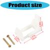 Sliding Door Guide Plastic Sliding Barn Door Guide Ensures Stability & Reduces Door Wobbling for Household Offices