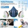 16in1 7502 Respirator Mask Protective Mask Industry Painting Spray Dust Gas Mask With 501 5N11 6001CN Chemcial Half face Mask