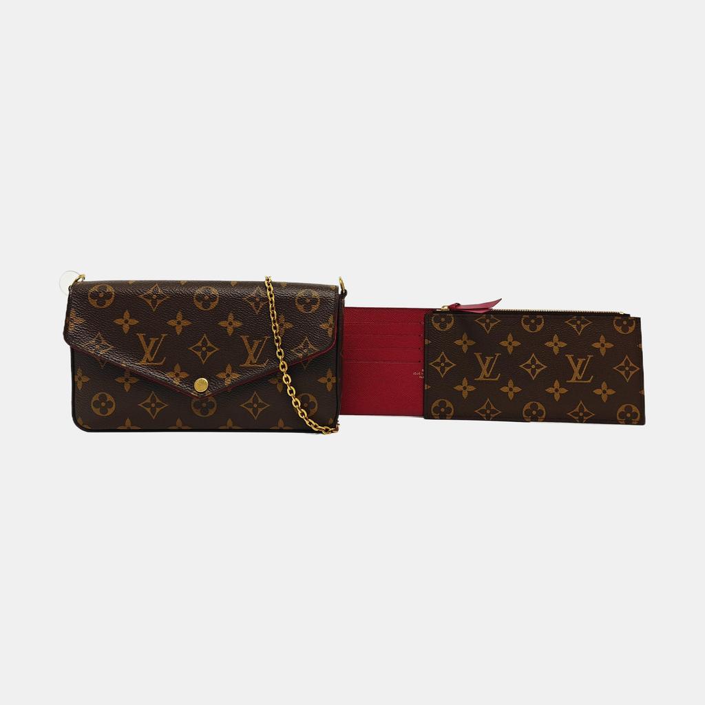 [Usado] Louis Vuitton Pochette FéLicie 'Lona Monograma Marrom' - Excelente #1N3GQOL
