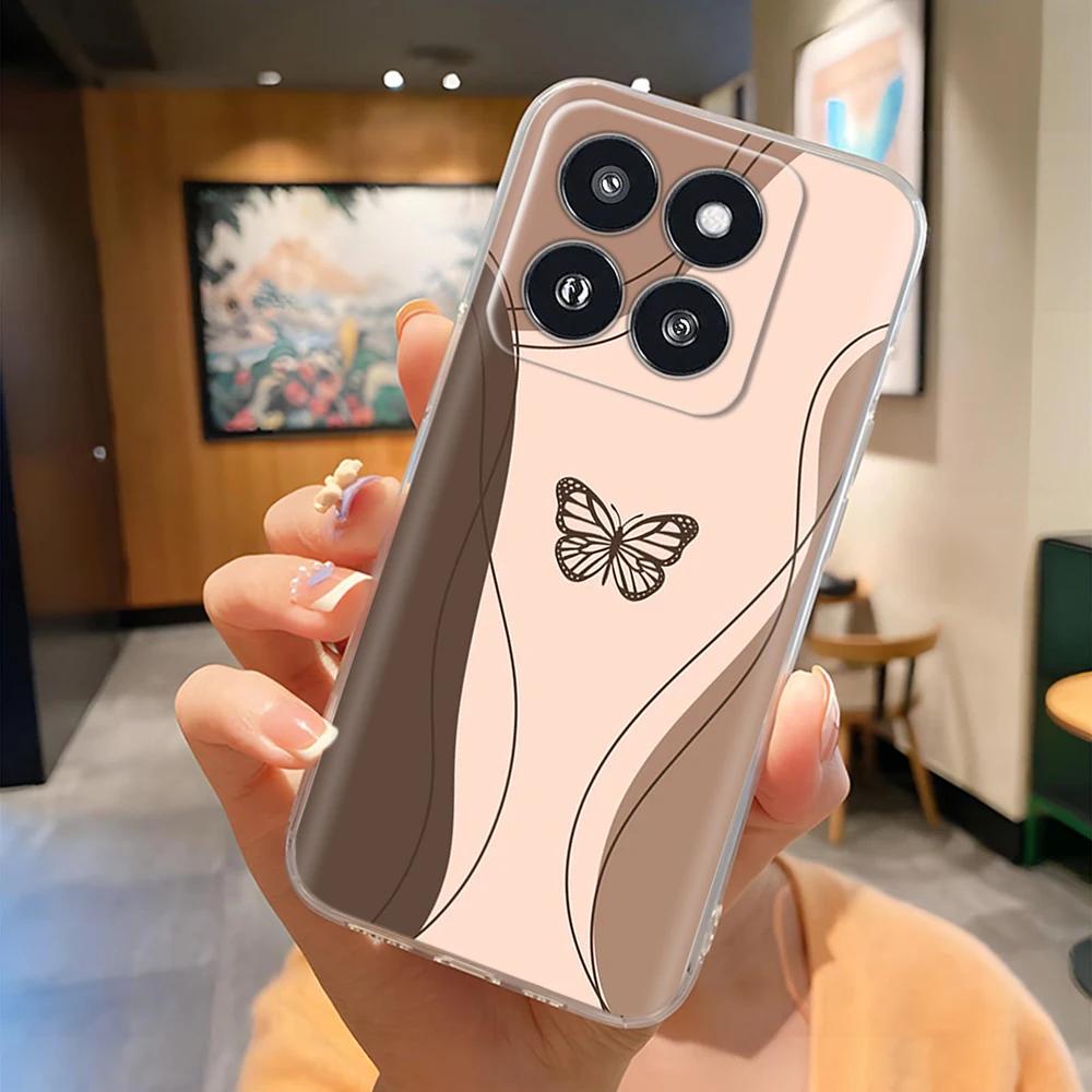 For Xiaomi 14 Pro Case Clear Creative Soft Silicone Phone Cases For Xiaomi 14 Mi 14 Mi14 Back Cover For Xiaomi Mi14 Pro Shells