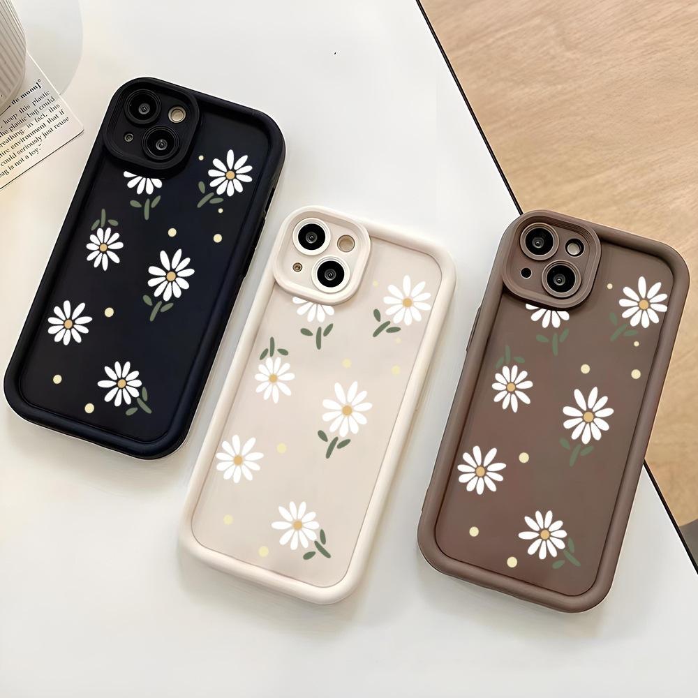 Amazon Popular Small Daisy Mobile Phone Case 16 Apple 15pm Anti-drop iPhone14 Protective Case 13 Soft Case 12pm