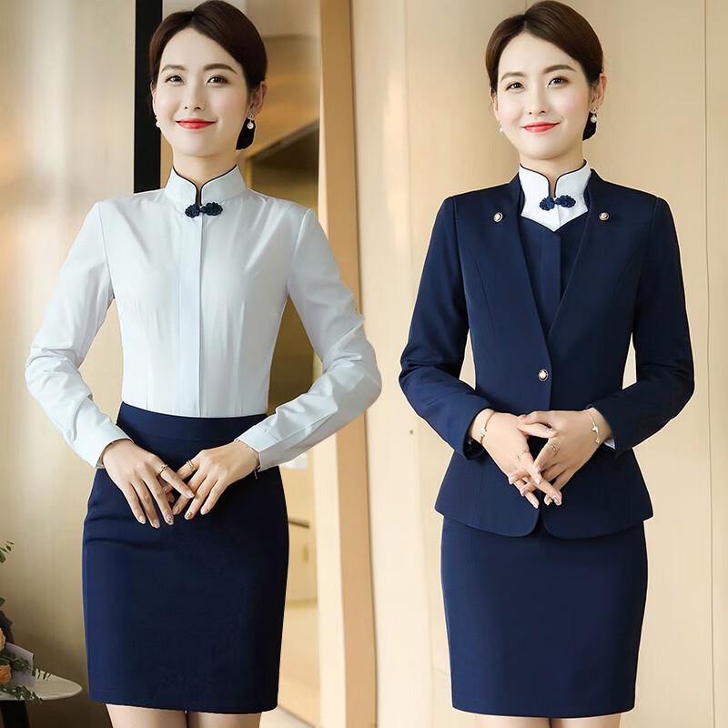 Женский профессиональный деловой комплект униформы M