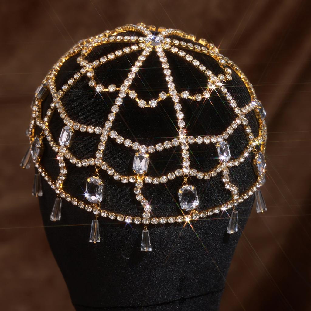 Sparkling Rhinestones Headbands Hair Chain For Comfortable Elegant Wear Suitable For Wedding And Formal Event Gatherings
