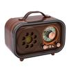 Retro Bluetooth Speaker Radio Rechargeable Portable AM FM SW Radio with Telescopic Antenna for Home Car