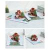 3D Christmas Fireplace Greeting Card Pop-Up Holiday Card for Festive Wishes Cozy Holiday Home Decoration