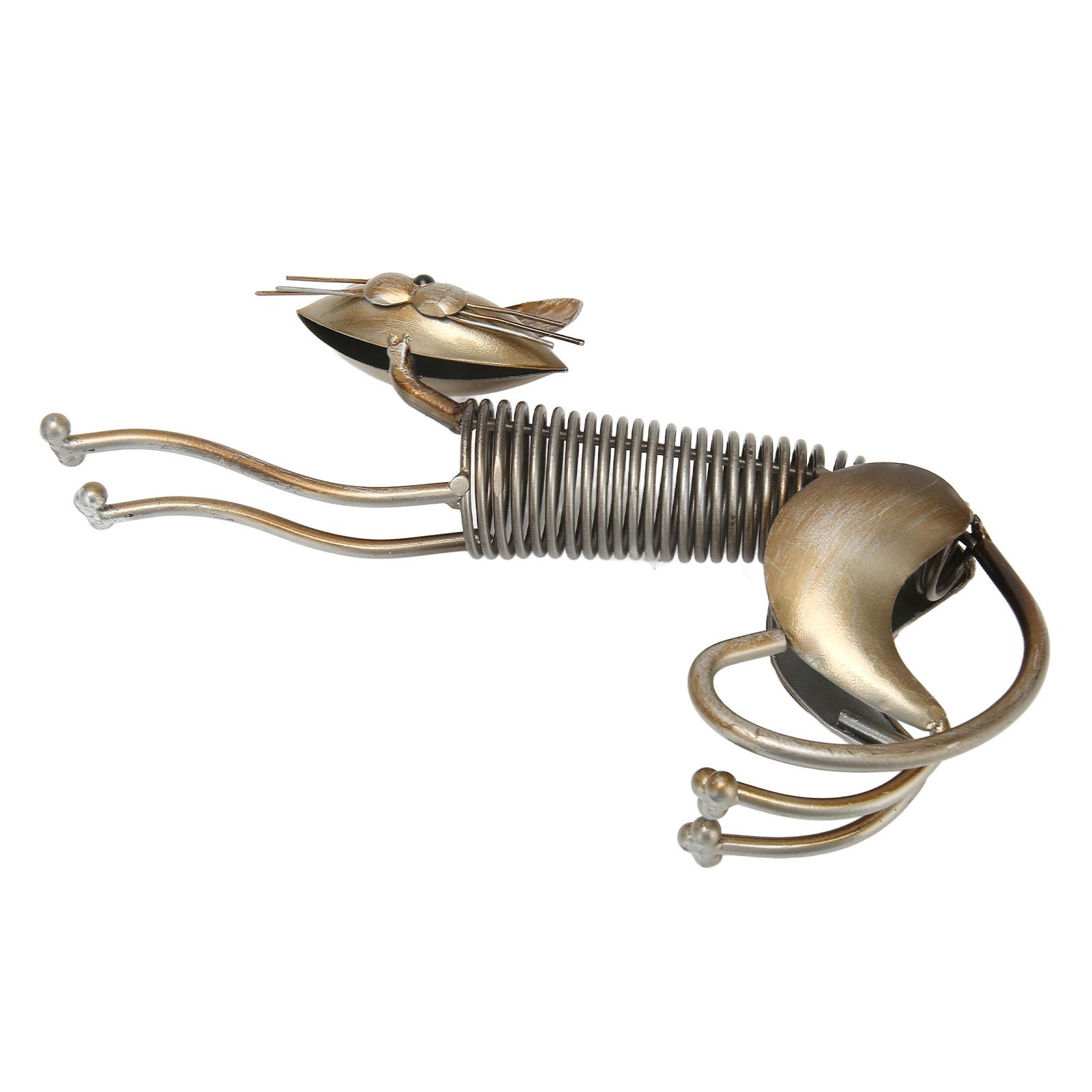 

Iron Art Cat Spring Handicraft Яркий Неувядающий Прочный Нержавеющий Декоративный Металлический Орнамент Для Дома