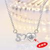 Elegant Heart Necklace for Women - Romantic Clavicle Chain, Perfect Valentine's Day Gift for Girlfriend